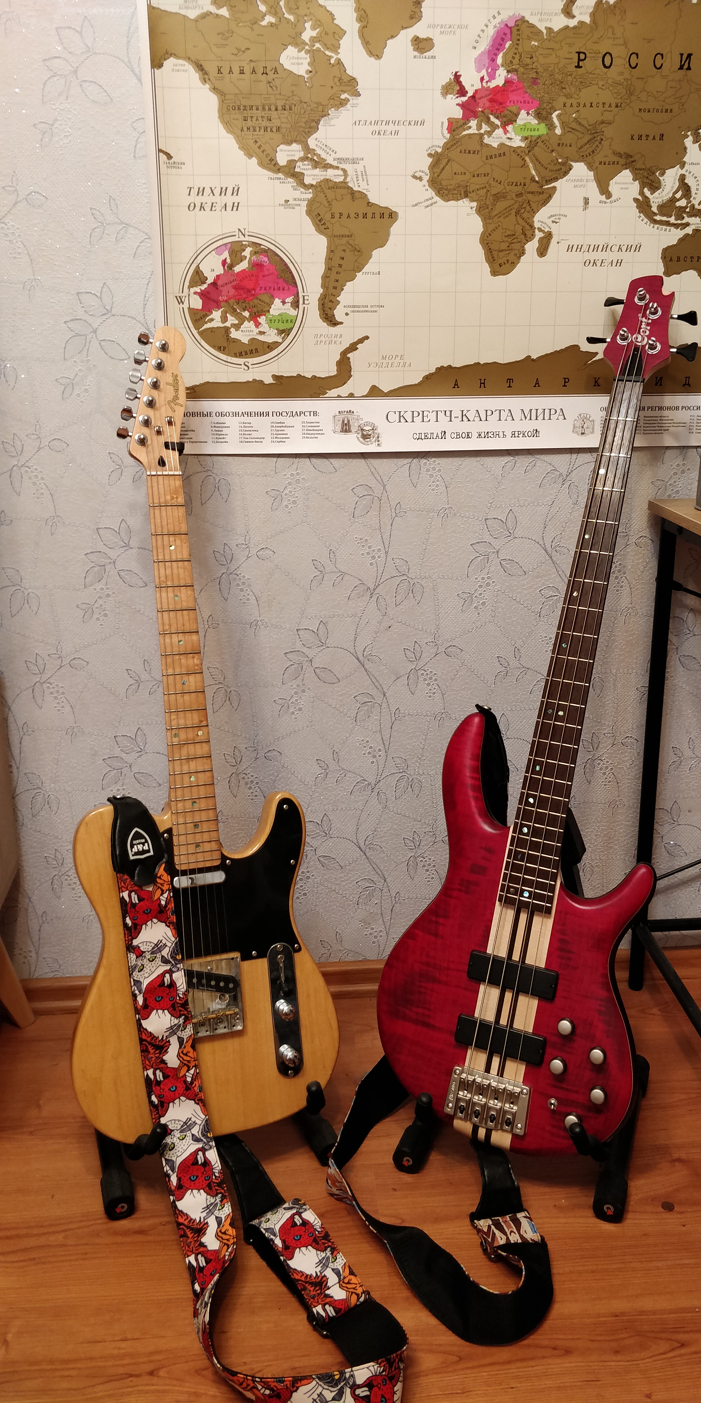 Fender Telecaster &amp; Cort A4